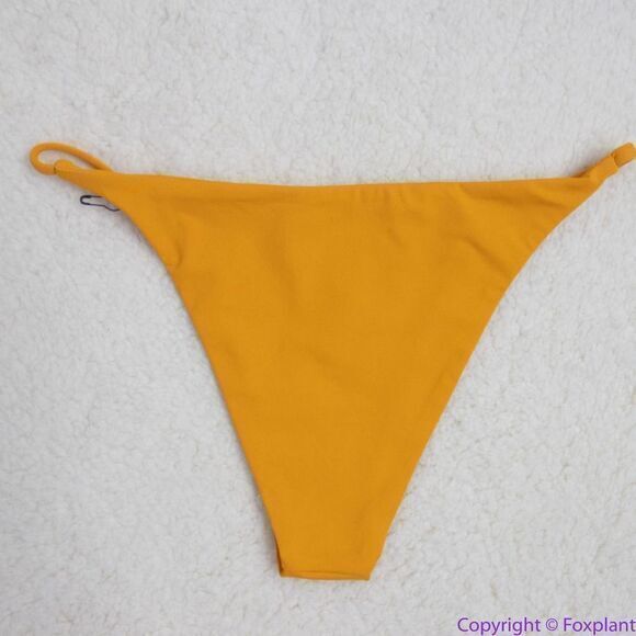 NEW Toast Swim String Bikini Bottom in Marigold, M - Picture 6 of 16
